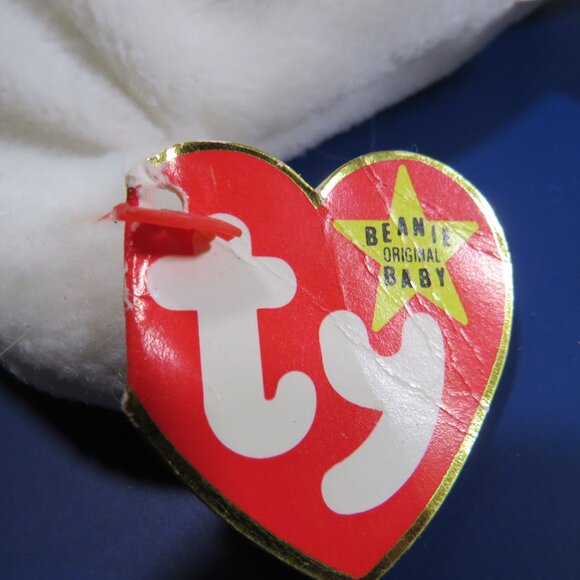 Seymour white seals ty beanie babies (1) large (2) small stuffed Animal plush - Picture 5 of 15